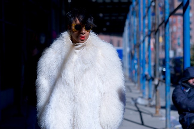 Kayture – THE WHITE YETI FAUX-FUR JACKET