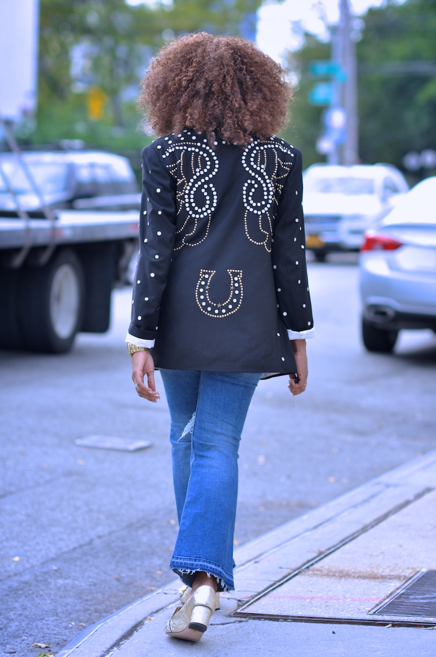 The Topshop Blazer (WhereDidUGetThat)  Street style outfit, Gucci marmont  shoes, Pumps outfit