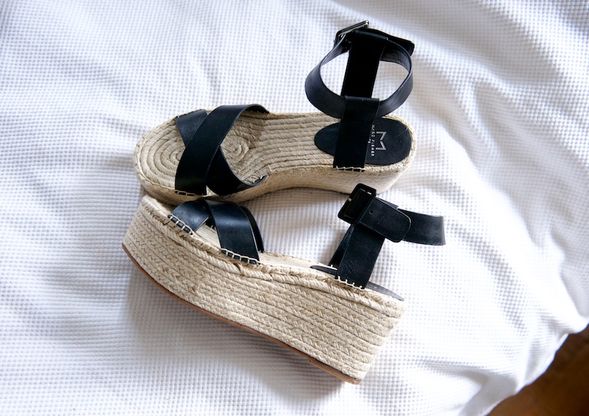 Marc Fisher platform wedge sandals