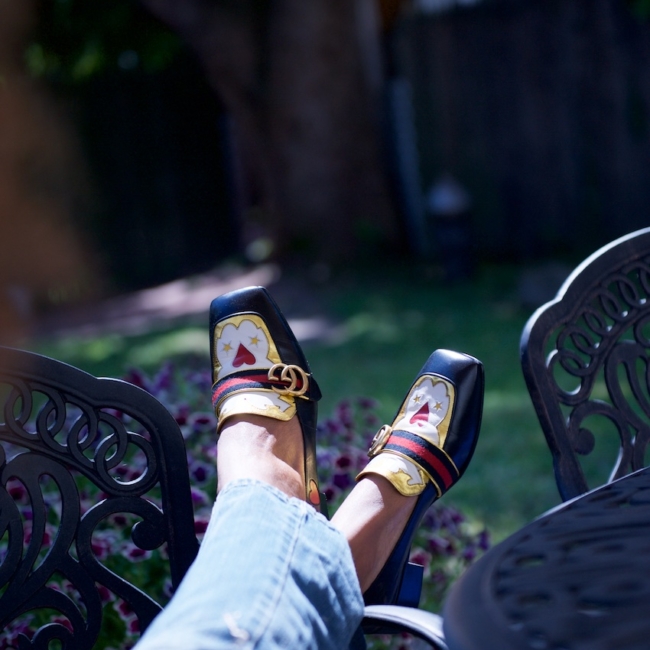 Gucci peyton loafers