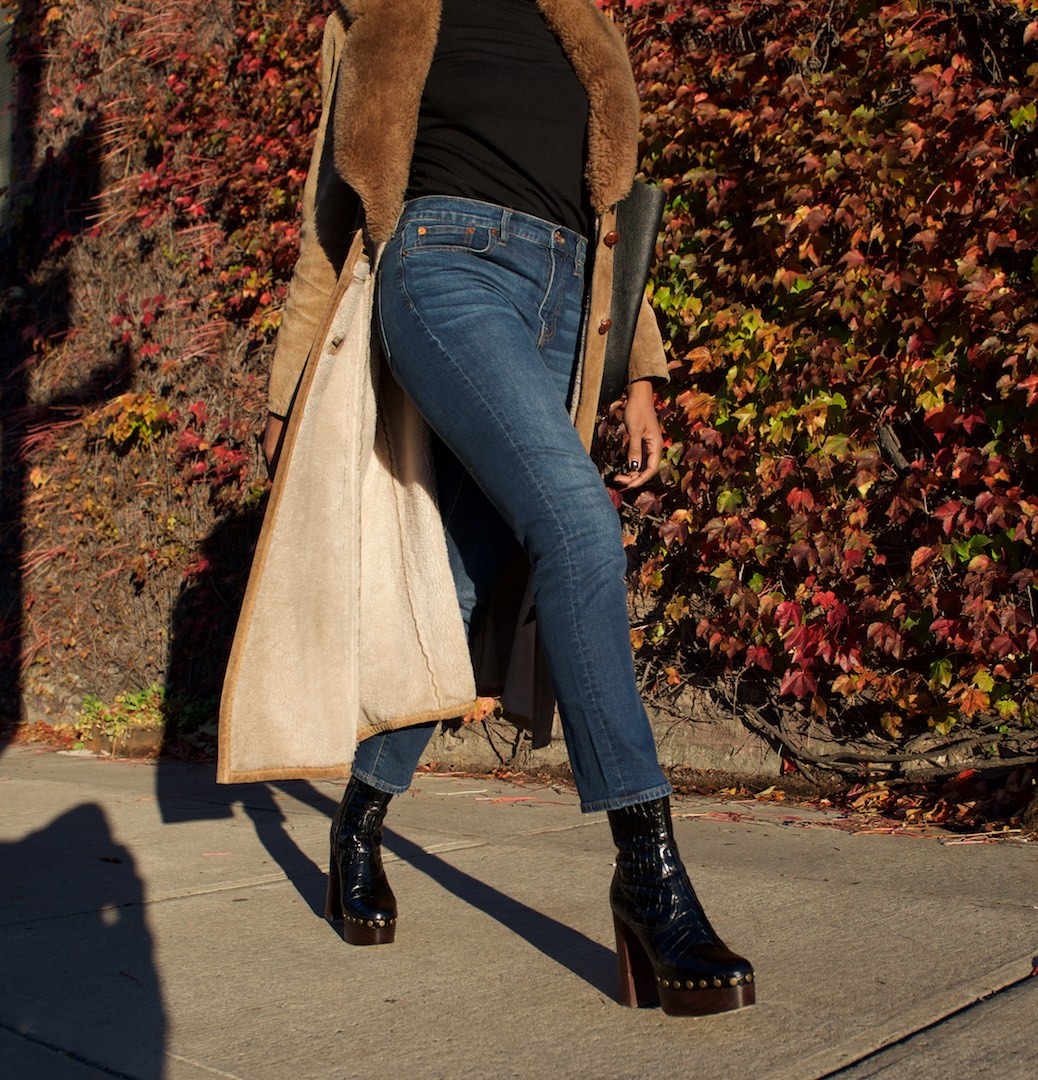How to Style Knee High Boots, Platform Boots Outfit
