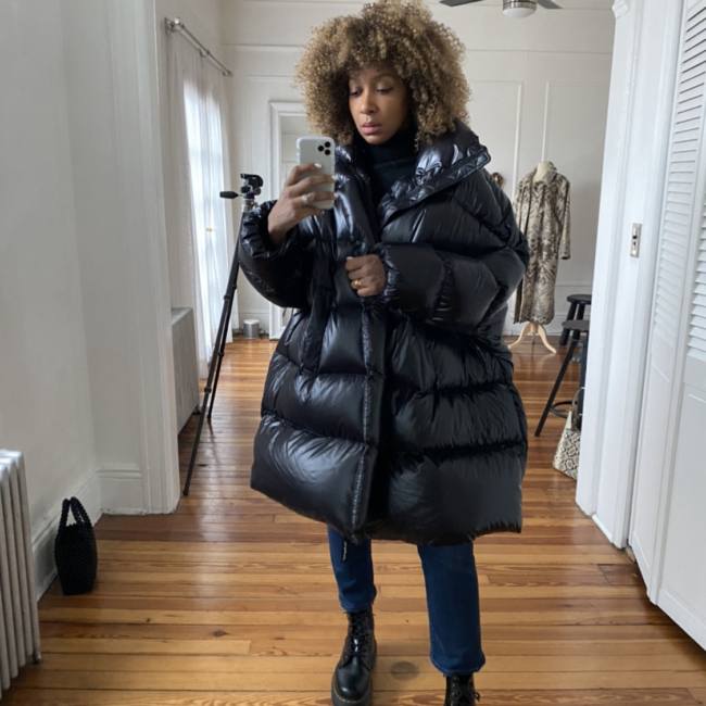how to style puffer coats